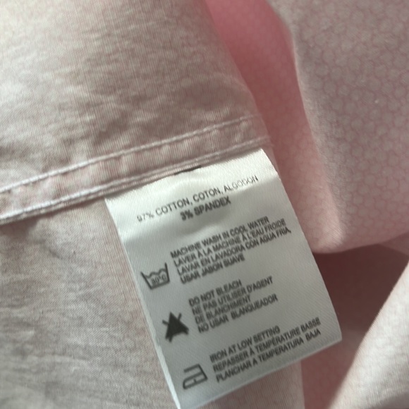 Boys Report Collection Pink Long Sleeve Stretch, Slim Fit, Dress Shirt, Size 14 - Picture 6 of 6